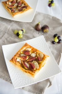 Tarte fine chèvre figues | Cahier de gourmandises