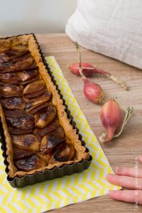 Tarte échalotes | Cahier de gourmandises