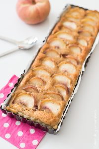 Tarte aux pêches et crème d'amande | Cahier de gourmandises