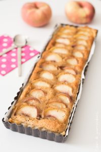 Tarte aux pêches et crème d'amande | Cahier de gourmandises