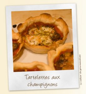 Tartelettes aux champignons