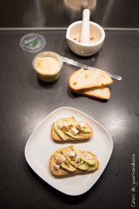Tartines hoummous avocat feta | Cahier de gourmandises