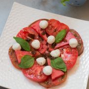 Tomates, Pastèque Mozza | Cahier de gourmandises