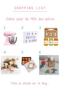 Whislist Fete des Meres 2017